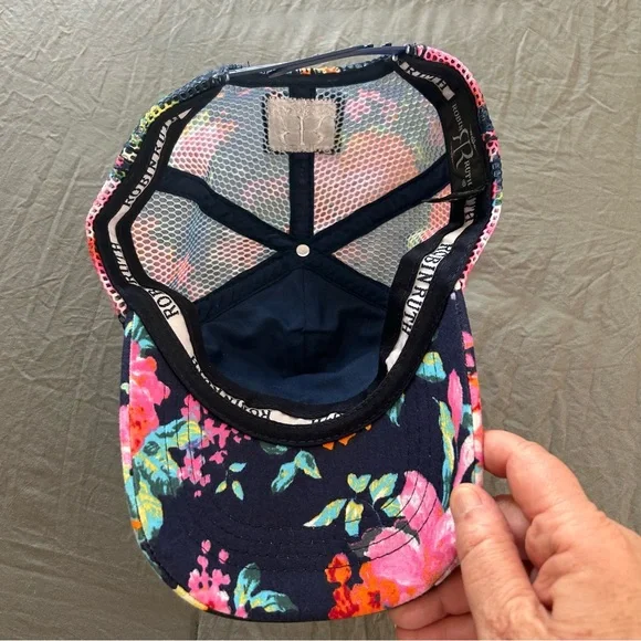Robin Ruth Snapback Floral Hawaii Cap. OS. - Picture 4 of 7